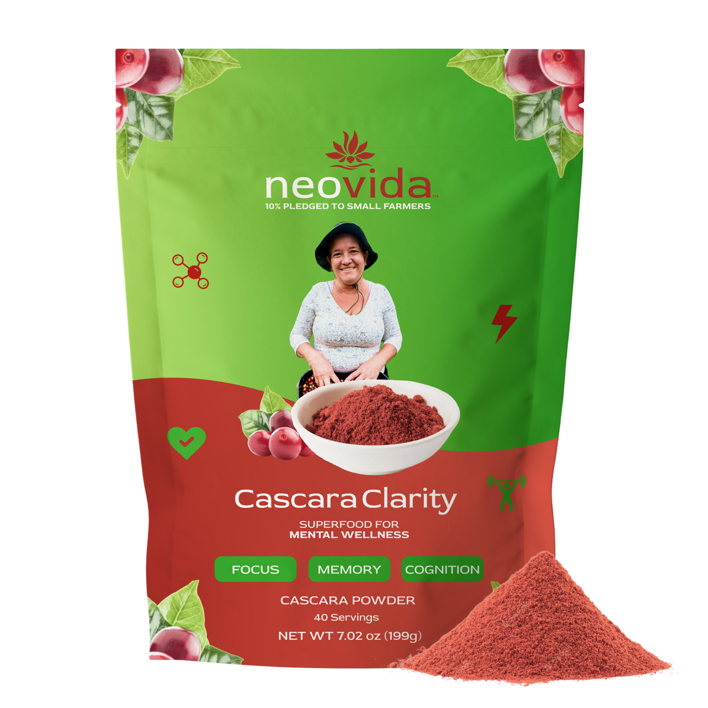 Cascara Clarity, Natural BDNF Brain Boost from Coffee Cherries
